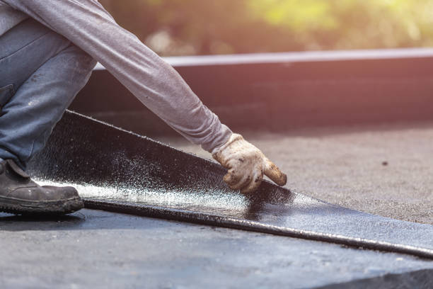 Professional Waterproofing technician working in Swayzee, IN